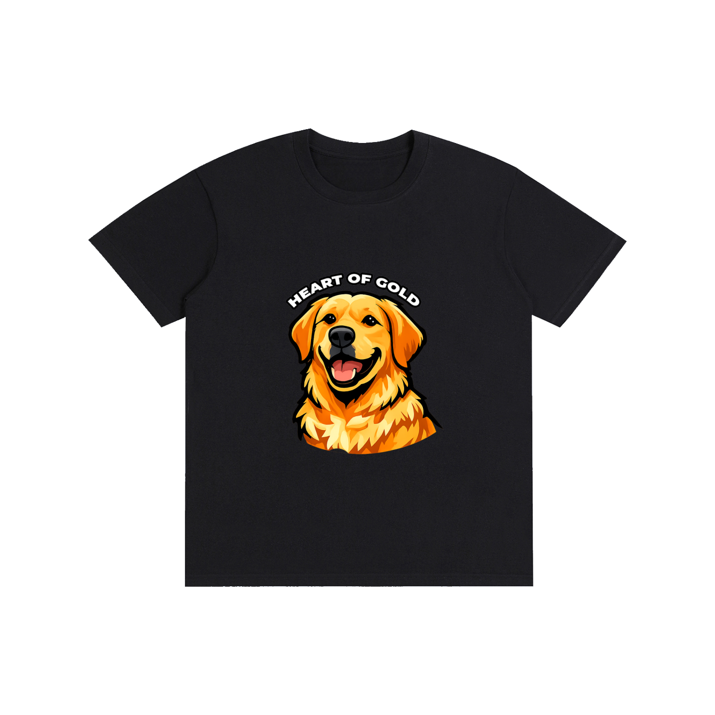 Golden Retriever - Heart Of Gold - T-Shirt