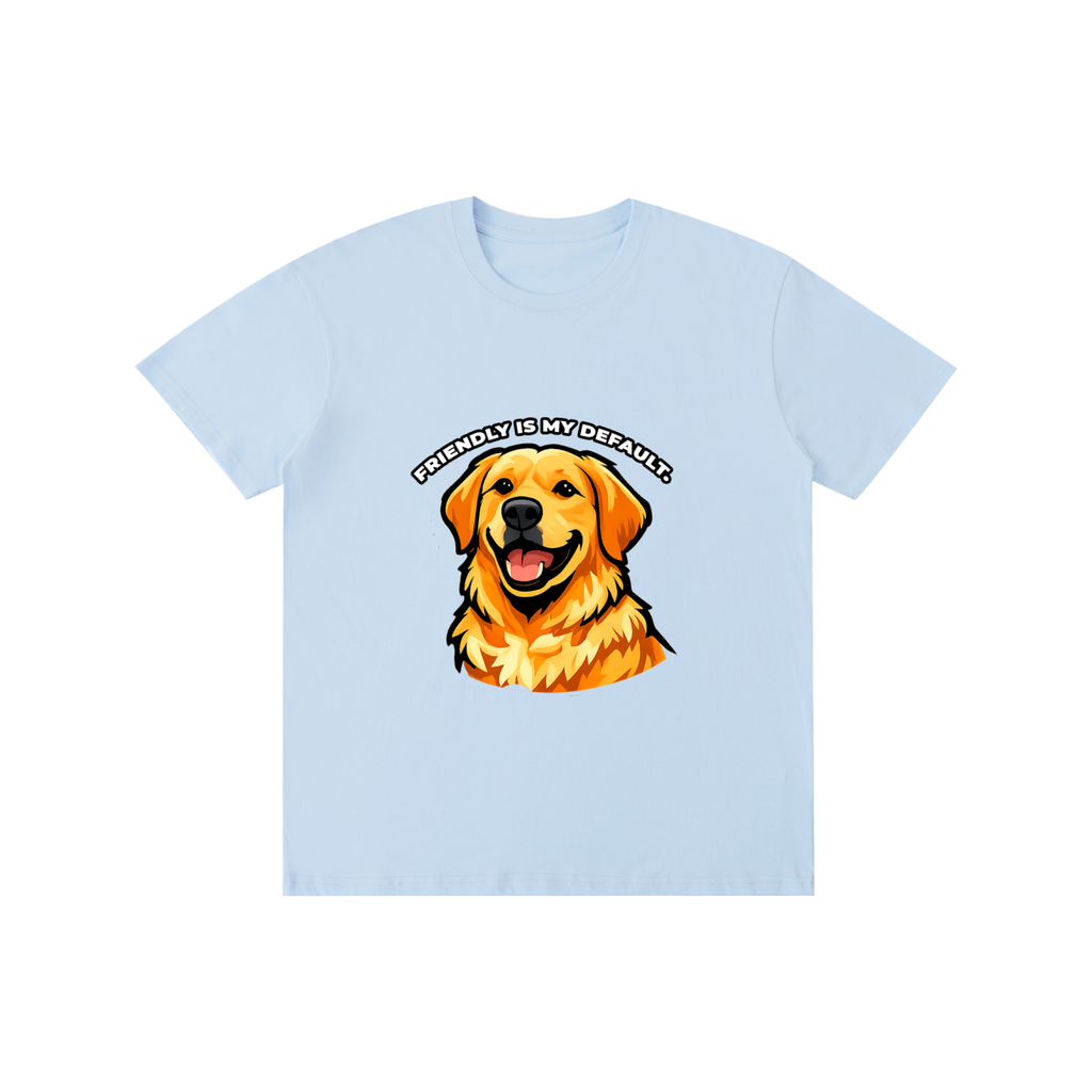 Golden Retriever - Friendly Is My Default - T-Shirt