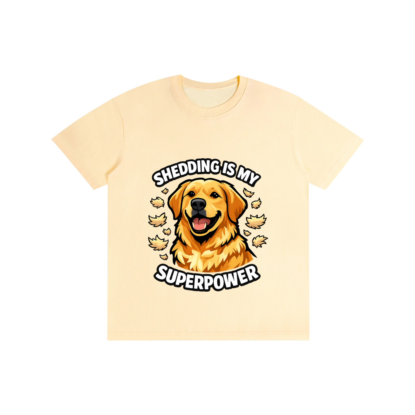 Golden Retriever - Shedding Is My SuperPower - T-Shirt