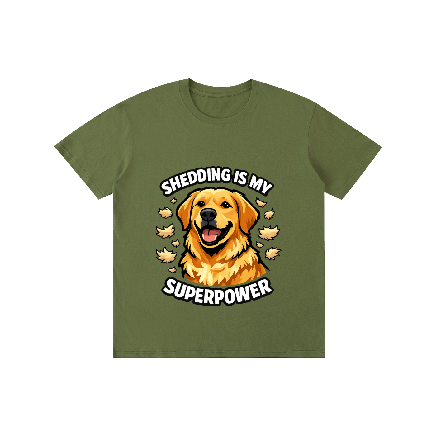 Golden Retriever - Shedding Is My SuperPower - T-Shirt