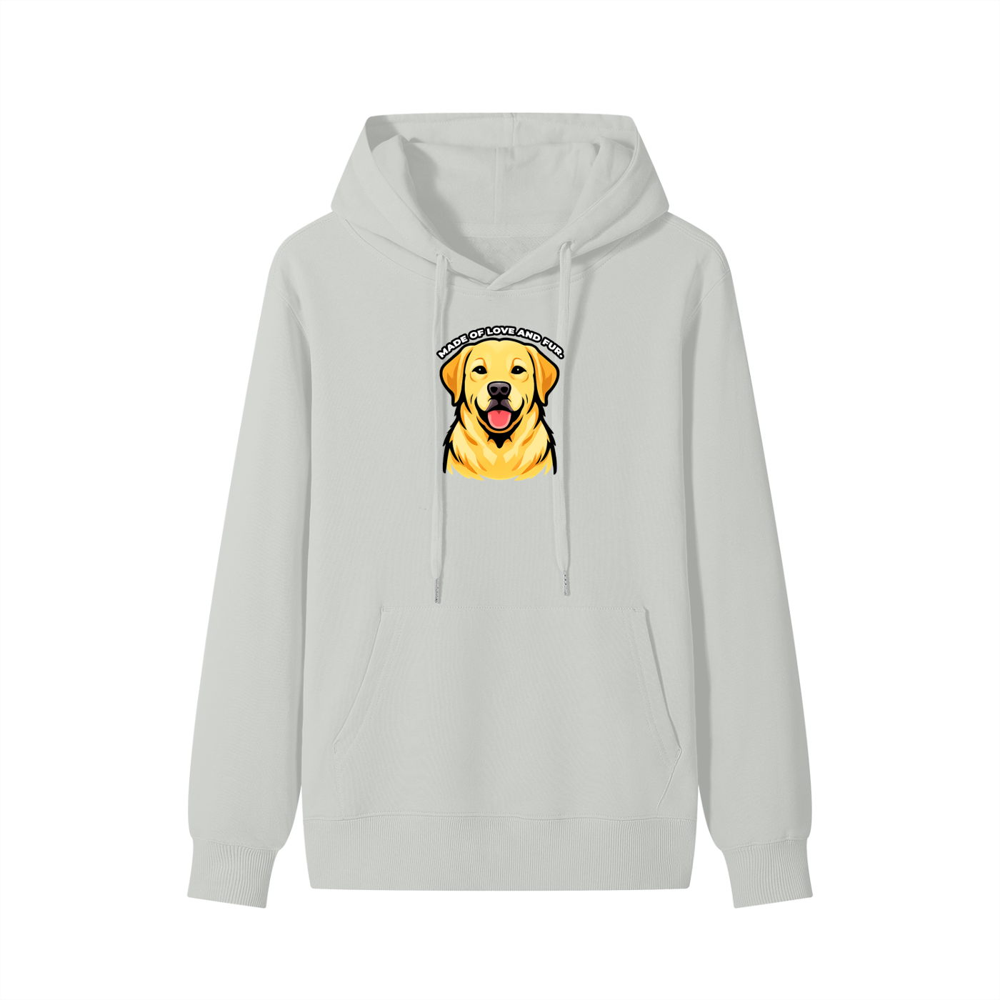 Labrador - MADE OF LOVE AND FUR. - Hoodie
