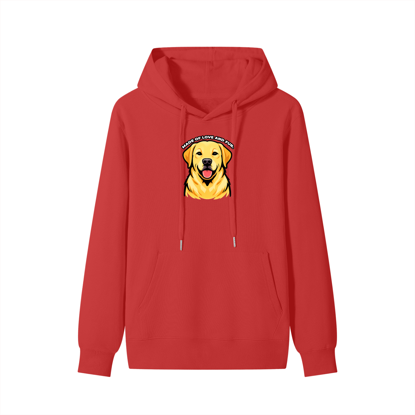 Labrador - MADE OF LOVE AND FUR. - Hoodie