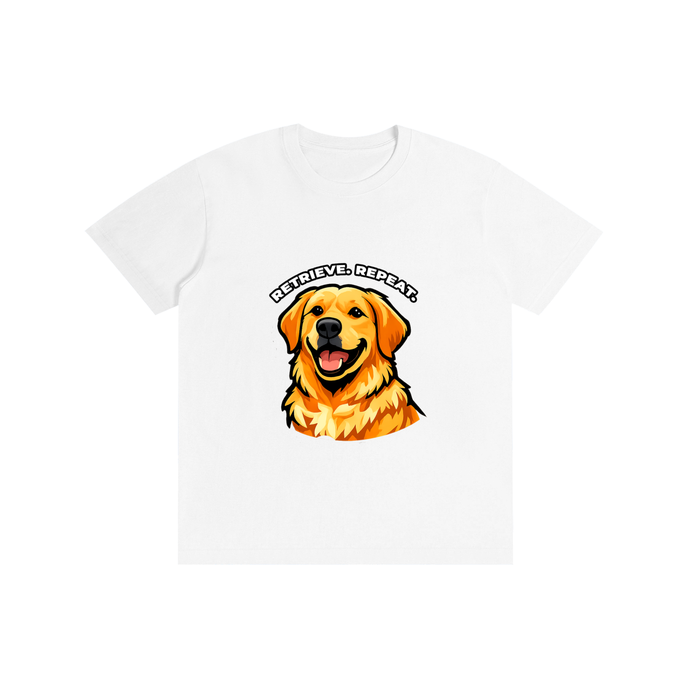 Golden Retriever - Retrieve. Repeat. - T-Shirt