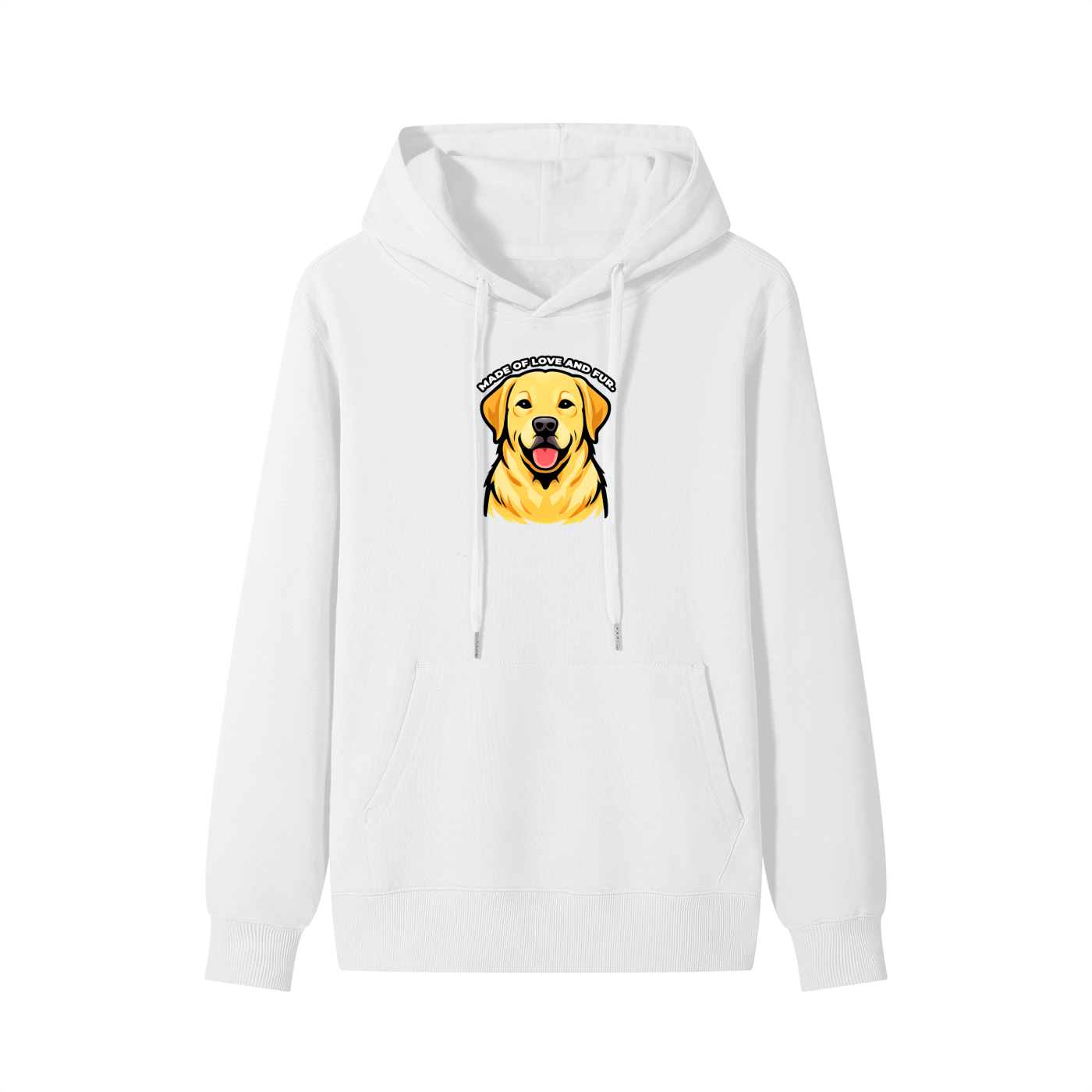 Labrador - MADE OF LOVE AND FUR. - Hoodie