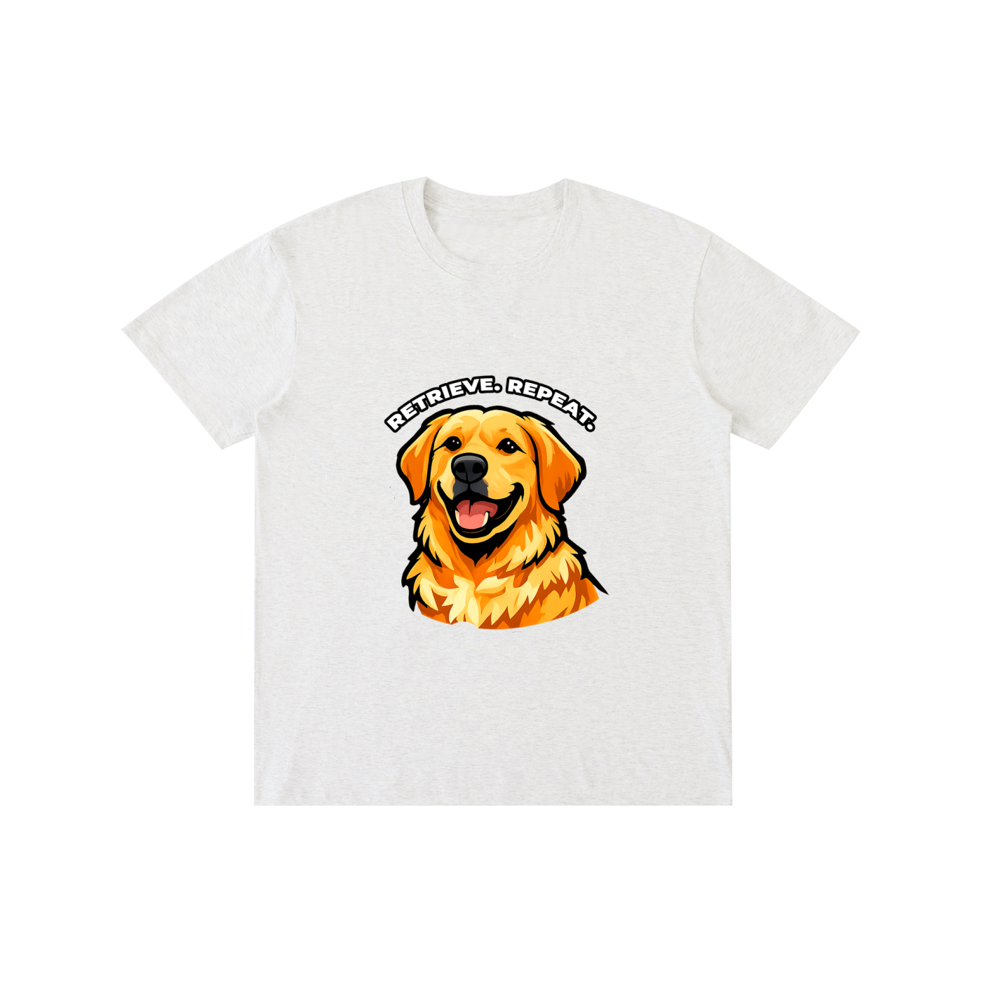 Golden Retriever - Retrieve. Repeat. - T-Shirt