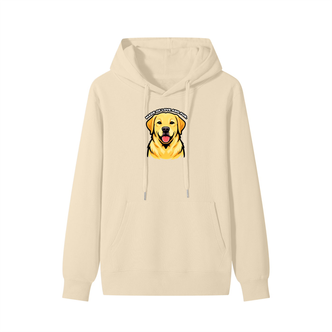 Labrador - MADE OF LOVE AND FUR. - Hoodie