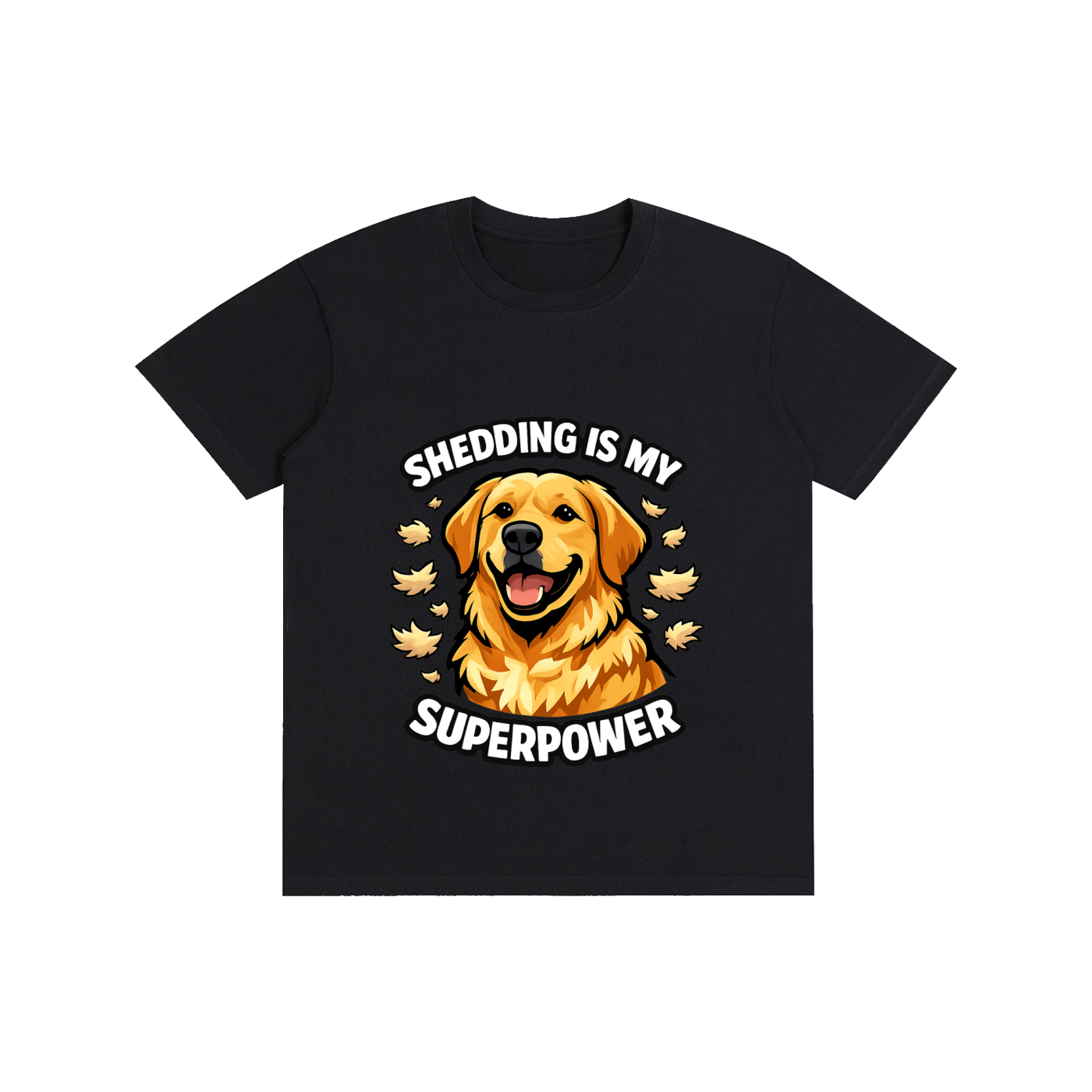 Golden Retriever - Shedding Is My SuperPower - T-Shirt