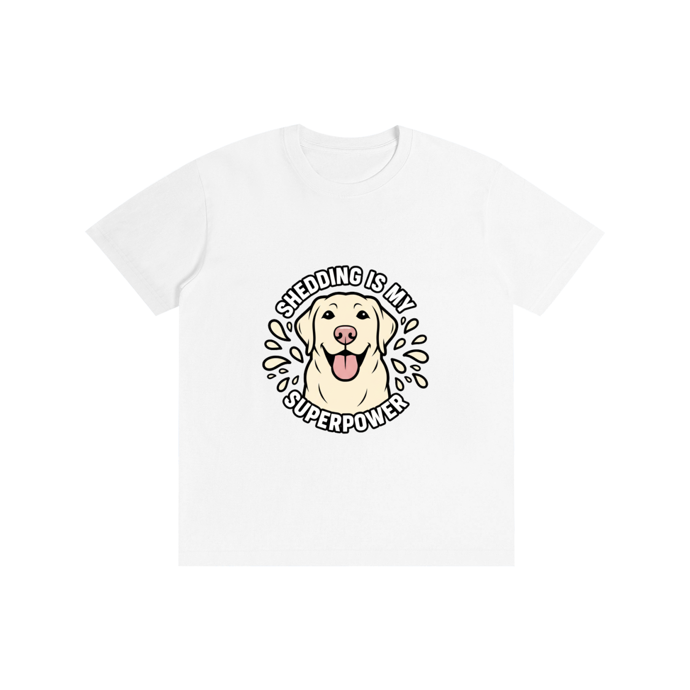 Goldador - Shedding Is My SuperPower - T-Shirt