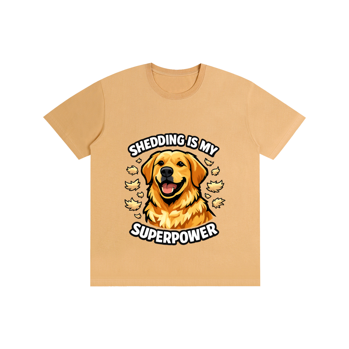 Golden Retriever - Shedding Is My SuperPower - T-Shirt