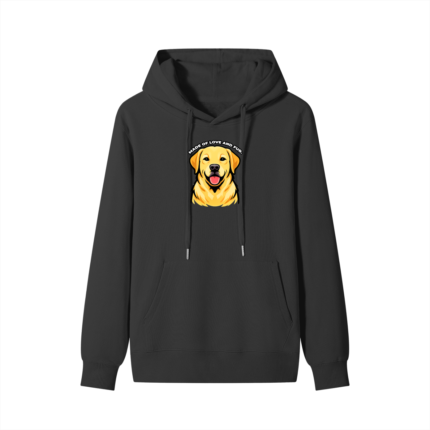 Labrador - MADE OF LOVE AND FUR. - Hoodie
