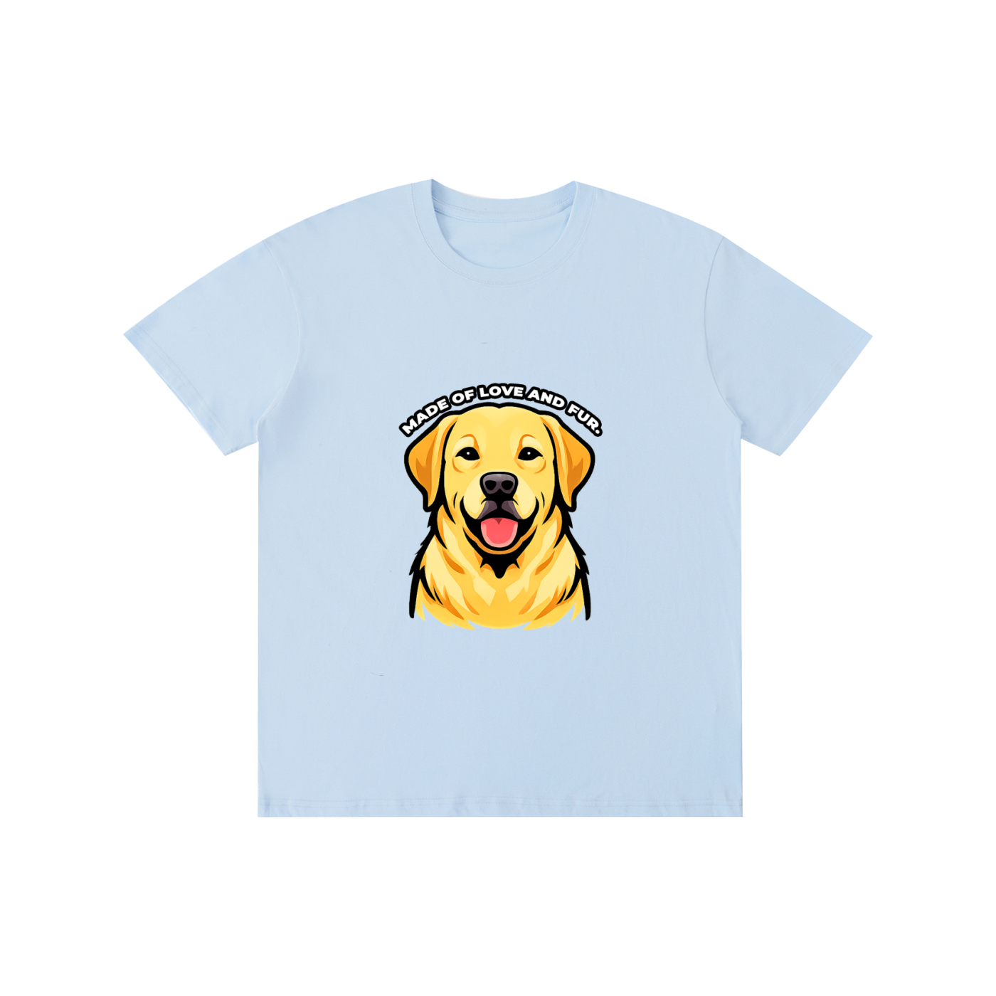 Labrador - MADE OF LOVE AND FUR. - T-Shirt