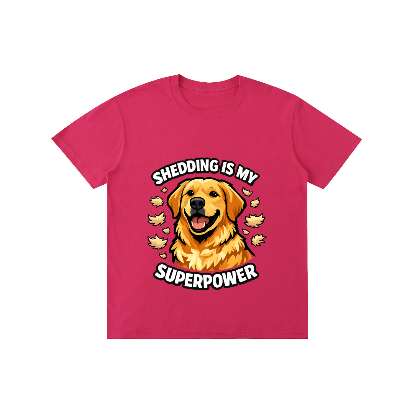 Golden Retriever - Shedding Is My SuperPower - T-Shirt