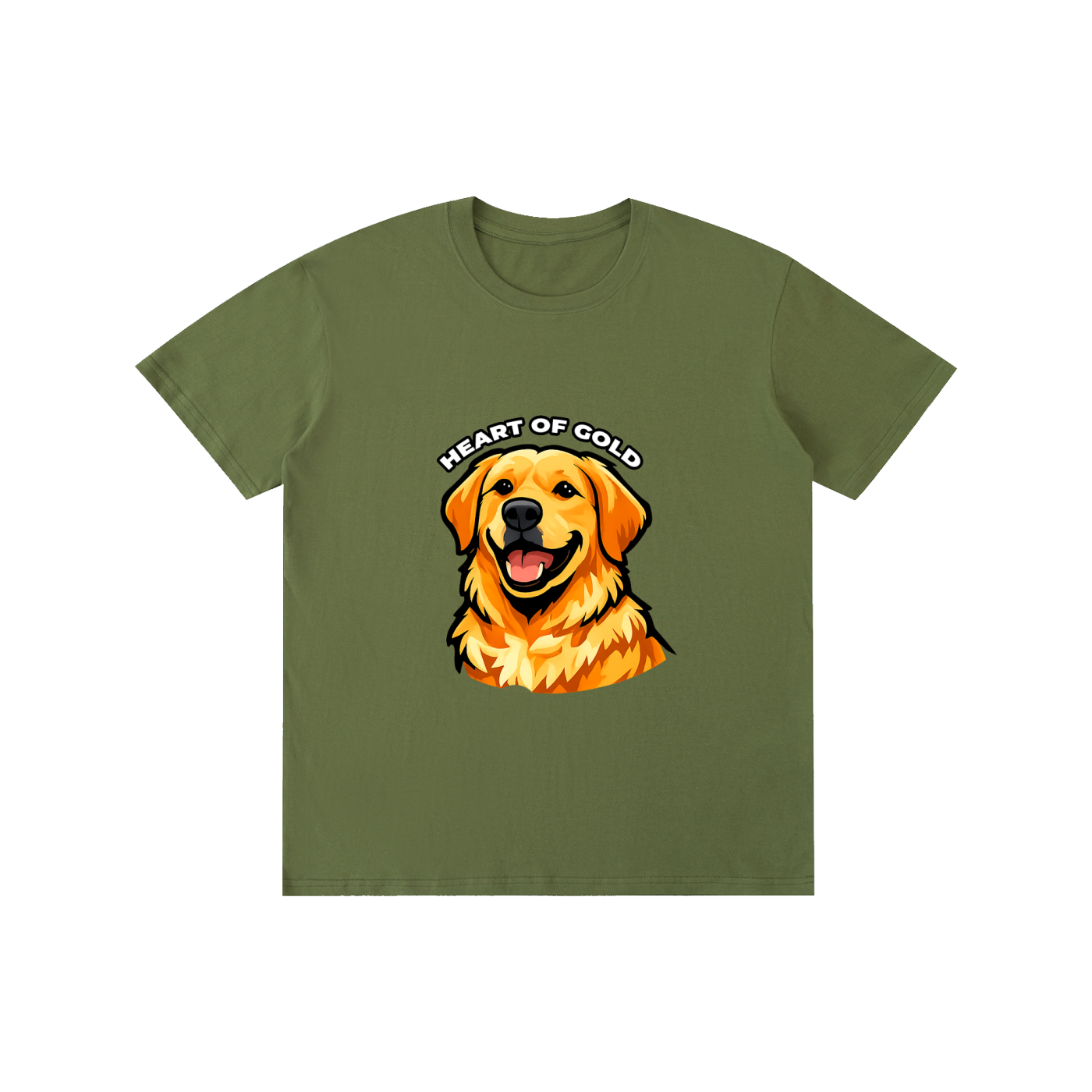 Golden Retriever - Heart Of Gold - T-Shirt