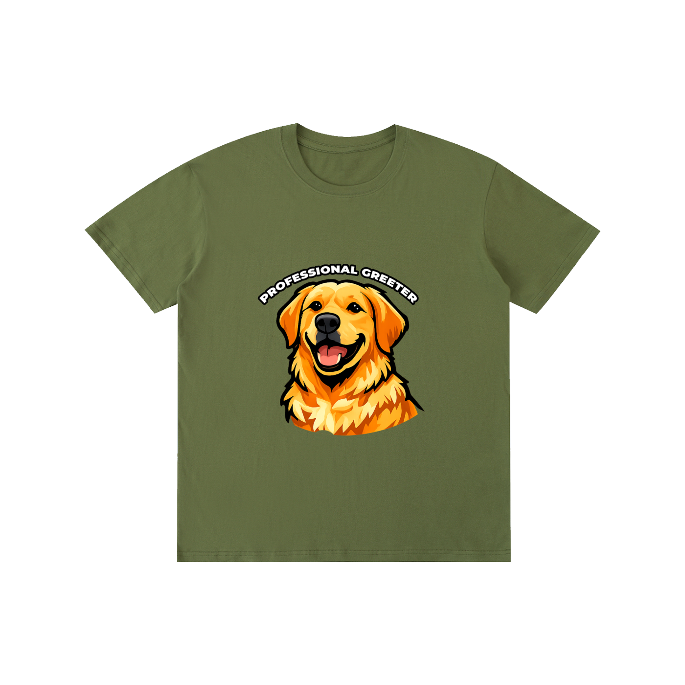 Golden Retriever - Professional Greeter - T-Shirt
