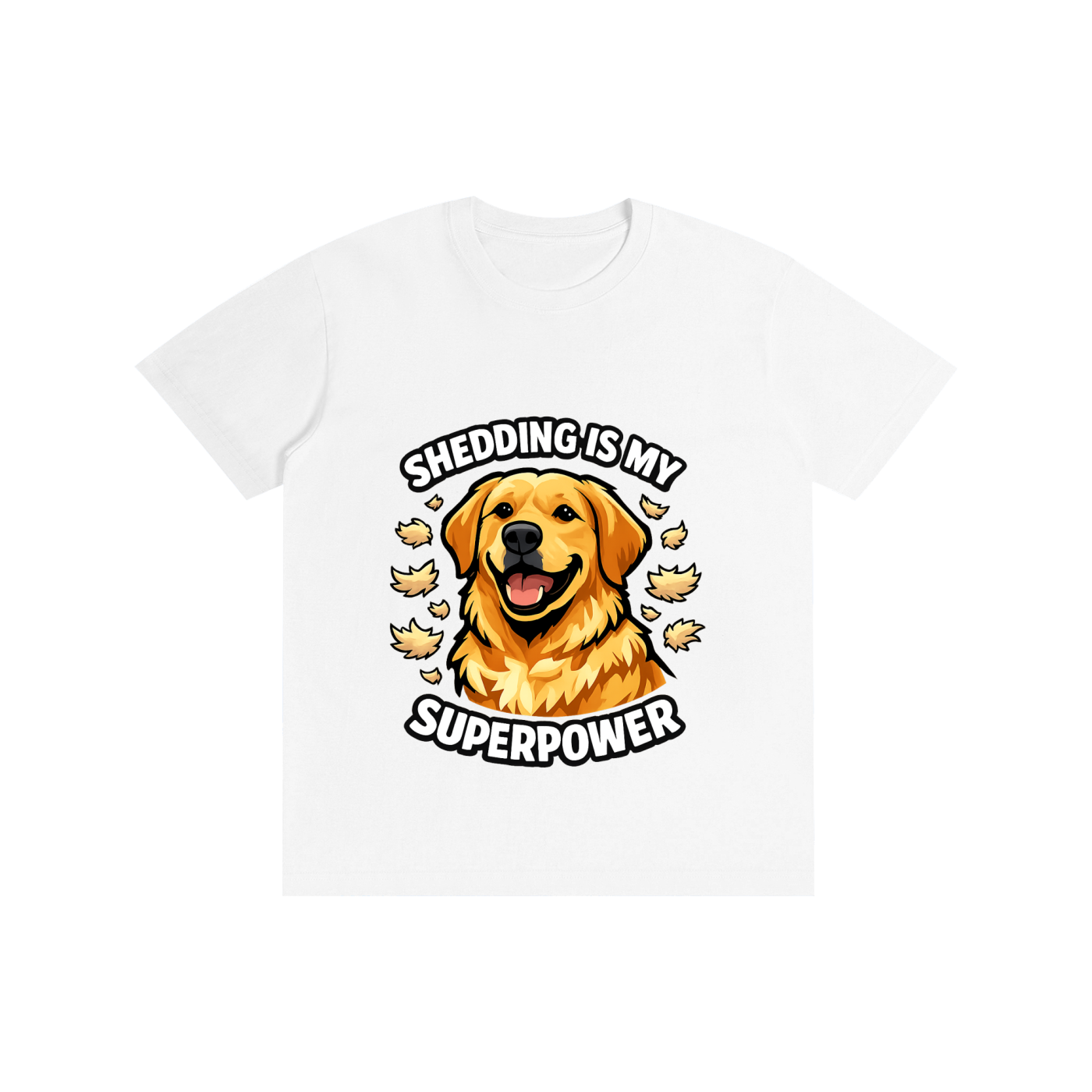 Golden Retriever - Shedding Is My SuperPower - T-Shirt