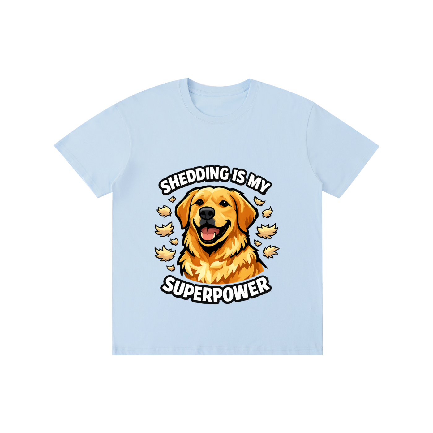 Golden Retriever - Shedding Is My SuperPower - T-Shirt