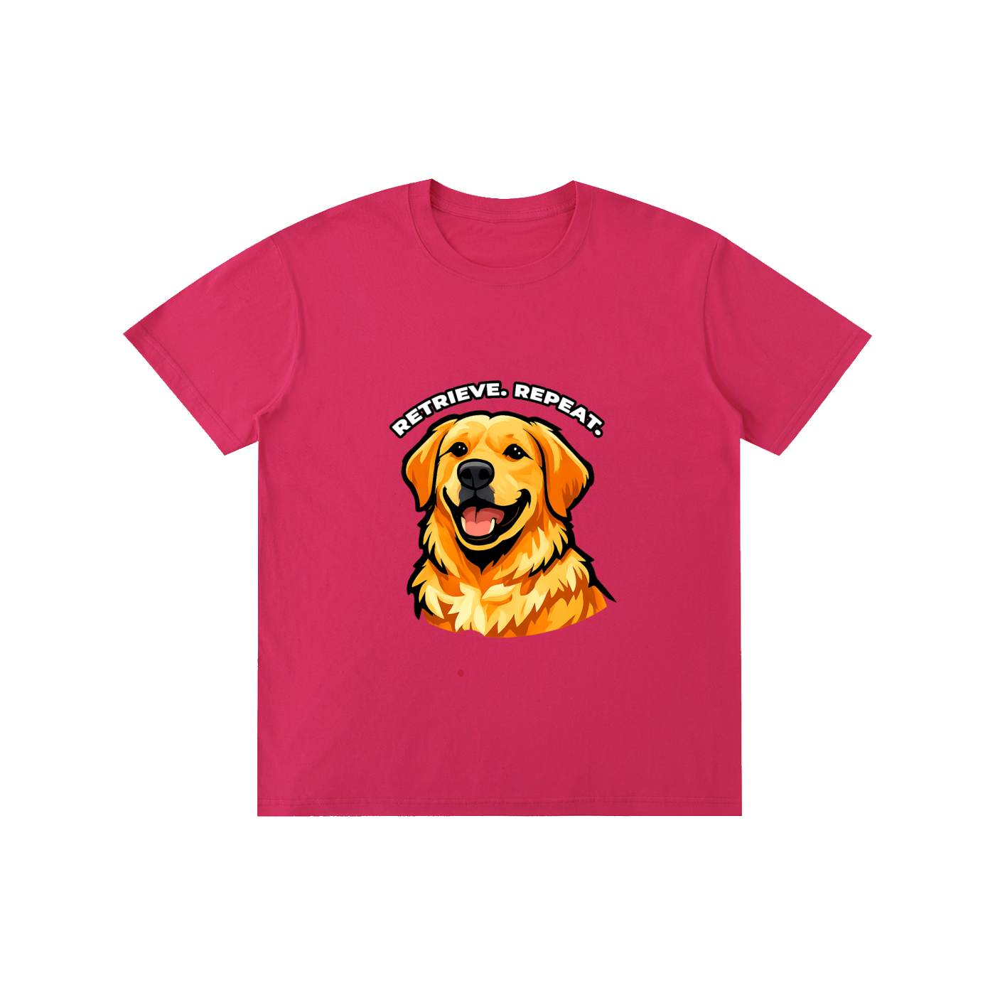 Golden Retriever - Retrieve. Repeat. - T-Shirt